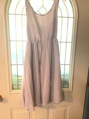 Junior Girl's Size Medium Tan Sundress By Wishlist Apparel